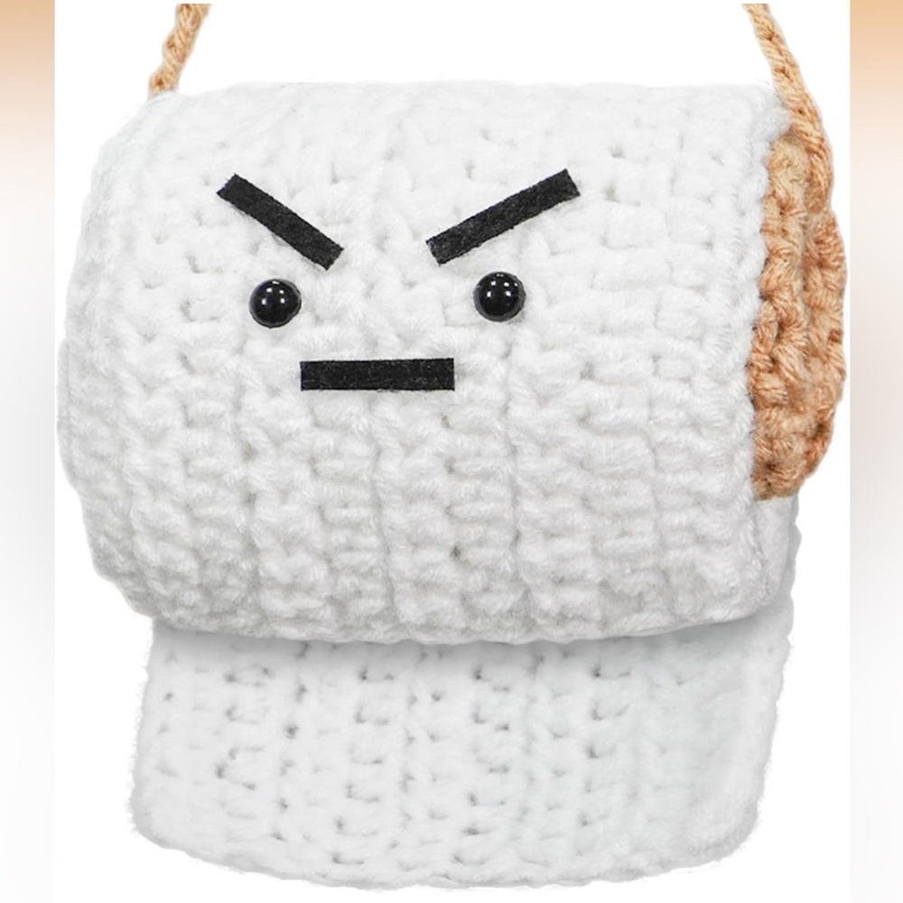 Funny Gag Gifts for Men Women - Funny Handmade Toilet Paper Roll Crochet .